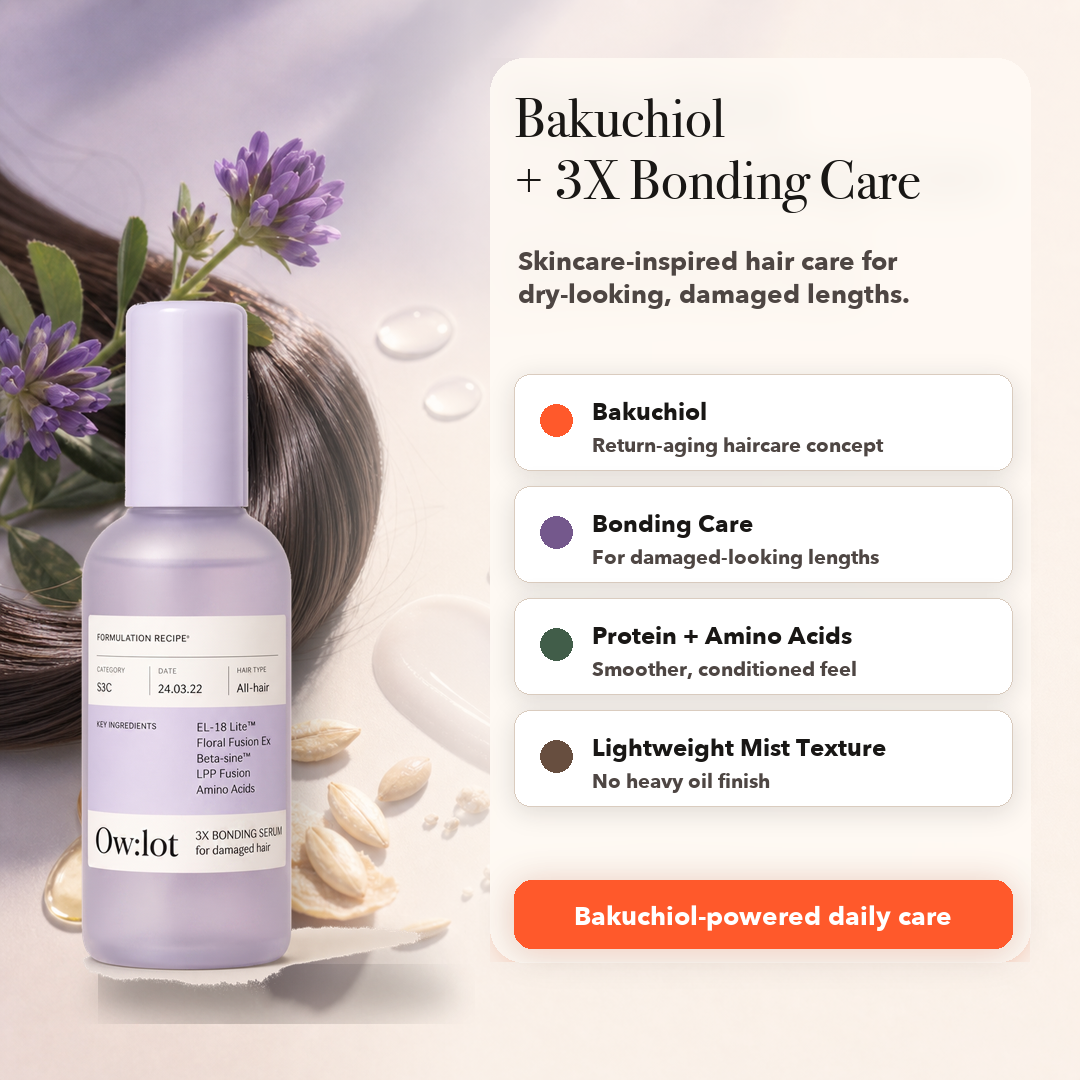 Bakuchiol and 3X Bonding Care formula detail image
